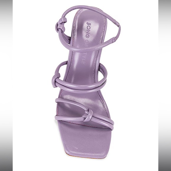 Song of Style Noelle Heel in Purple, Size 8 - Picture 4 of 8